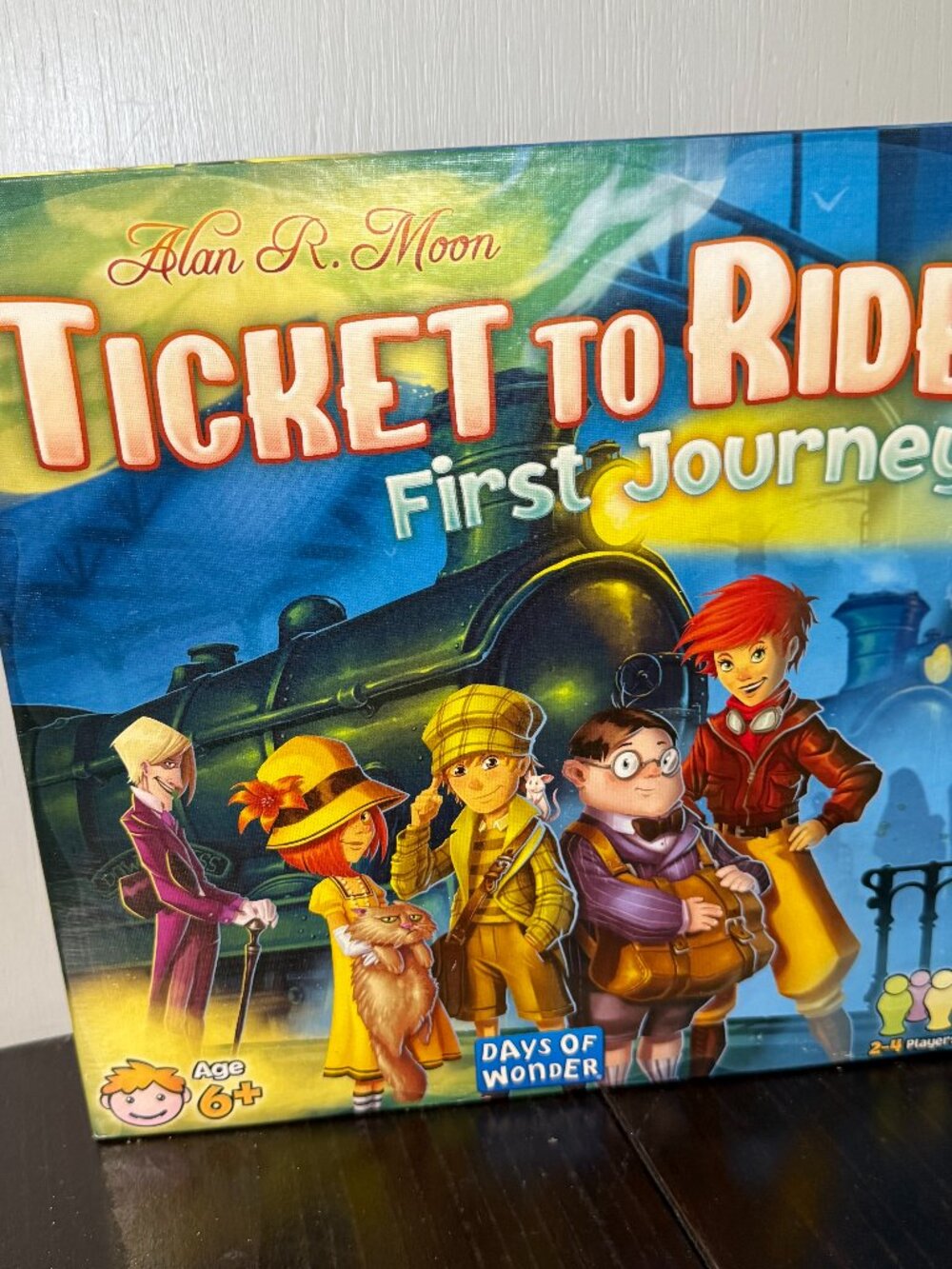 Ticket to Ride First Journey Board Game for Kids 100% Complete Days of Wonder  C